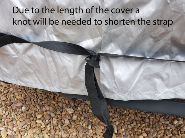 Citroen DS3 (2009-2019) half size car cover with mirror pockets